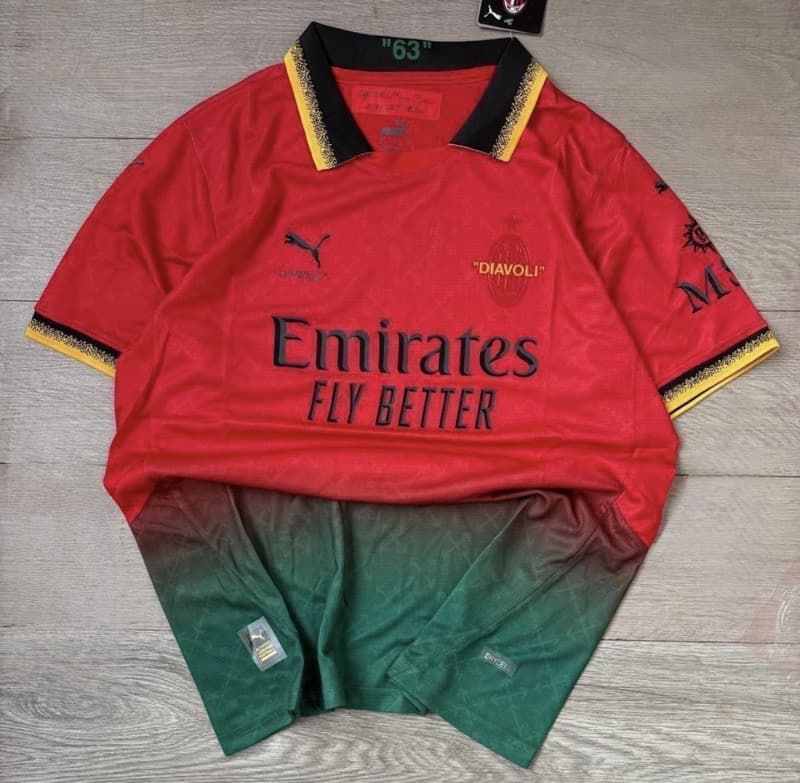 AC Milan x Off-White™ Special Edition "Diavoli" Jersey