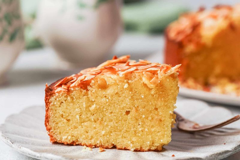Almond Cake Slice