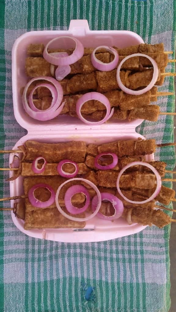 Fried soyabean kebab