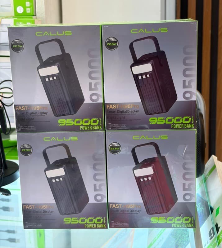 CALUS POWERBANK ... 95,000mAh (ONE SOLID WEEK) BIG MACHINE