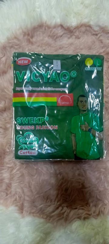 VICYAO Cotton plain T-shirt , Sizes: M-3XL