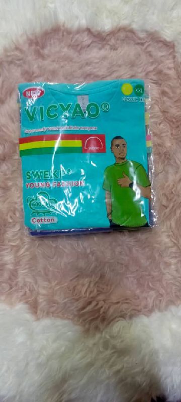VICYAO Cotton plain T-shirt , Sizes: M-3XL